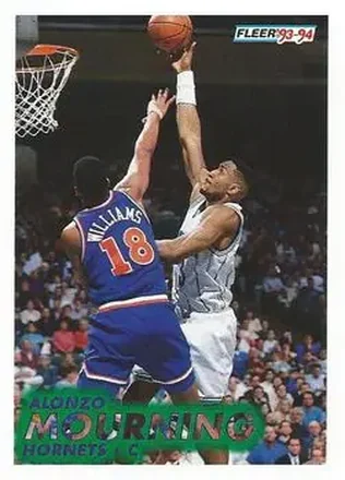 1993-94 Fleer #22 Alonzo Mourning