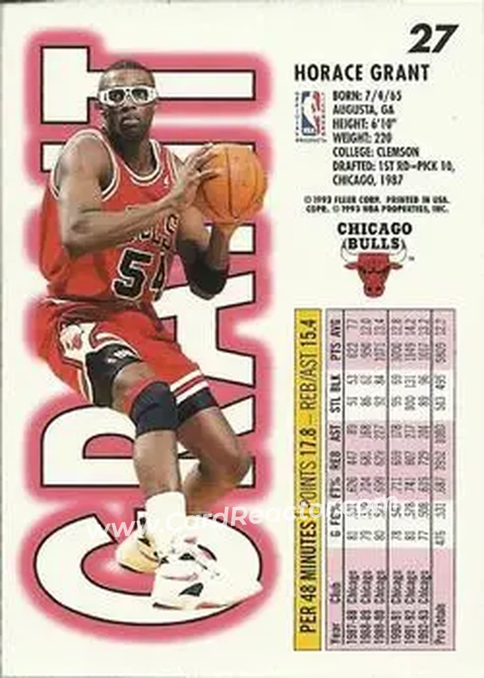 Back of Horace Grant