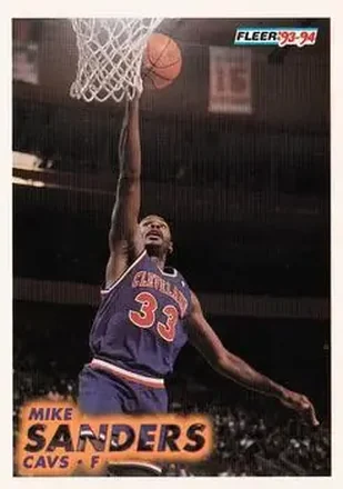 1993-94 Fleer #40 Mike Sanders