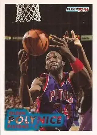 1993-94 Fleer #62 Olden Polynice