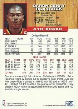Back of Mookie Blaylock