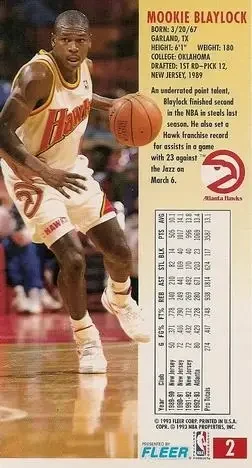 Back of Mookie Blaylock