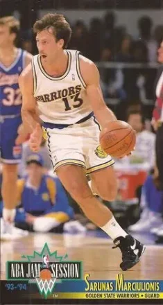 1993-94 Jam Session #71 - Šarūnas Marčiulionis - Golden State Warriors