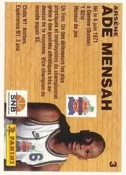 Back of Arsène Ade Mensah