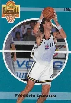 1993-94 Panini LNB (France) #9 - Frederic Domon - Olympique Antibes