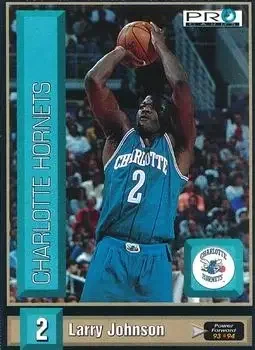 1993-94 Pro Cards French Sports Action Basket #5305 Larry Johnson