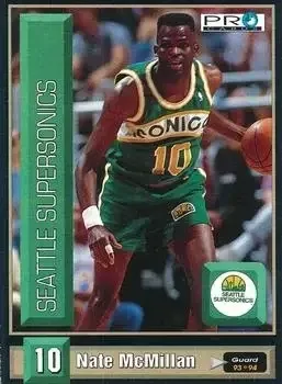 1993-94 Pro Cards French Sports Action Basket #5307 Nate McMillan