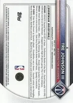 Back of Tre Johnson III