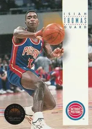 1993-94 SkyBox Premium #71 - Isiah Thomas - Detroit Pistons 1993-94 SkyBox Premium #71 - Isiah Thomas - Detroit Pistons