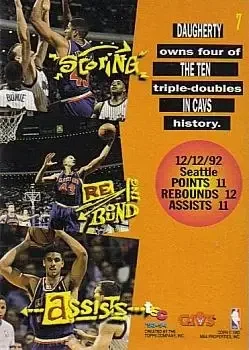 Back of Brad Daugherty