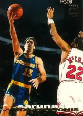 1993-94 Stadium Club #72 - Šarūnas Marčiulionis - Golden State Warriors