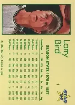Back of Larry Bird