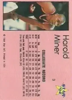 Back of Harold Miner