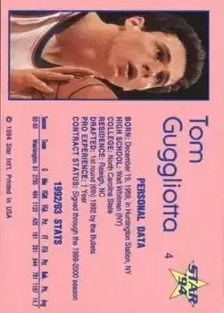 Back of Tom Gugliotta