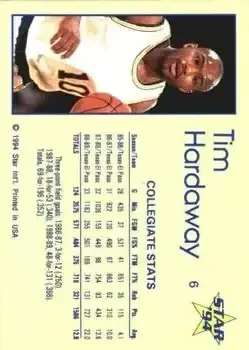 Back of Tim Hardaway