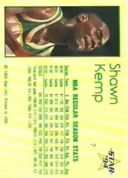 Back of Shawn Kemp