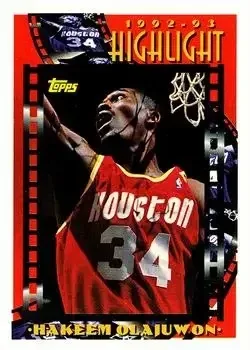 1993-94 Topps #2 Hakeem Olajuwon