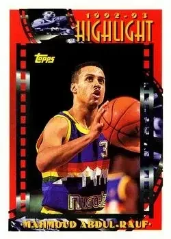 1993-94 Topps #4 Mahmoud Abdul-Rauf