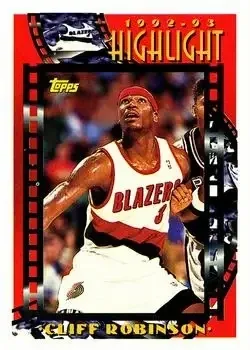 1993-94 Topps #5 Clifford Robinson