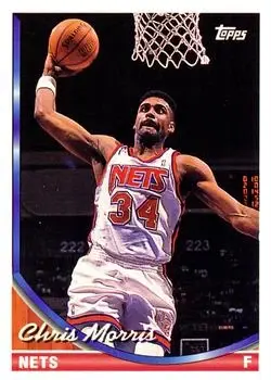 1993-94 Topps #8 Chris Morris
