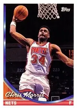 1993-94 Topps #8 Chris Morris