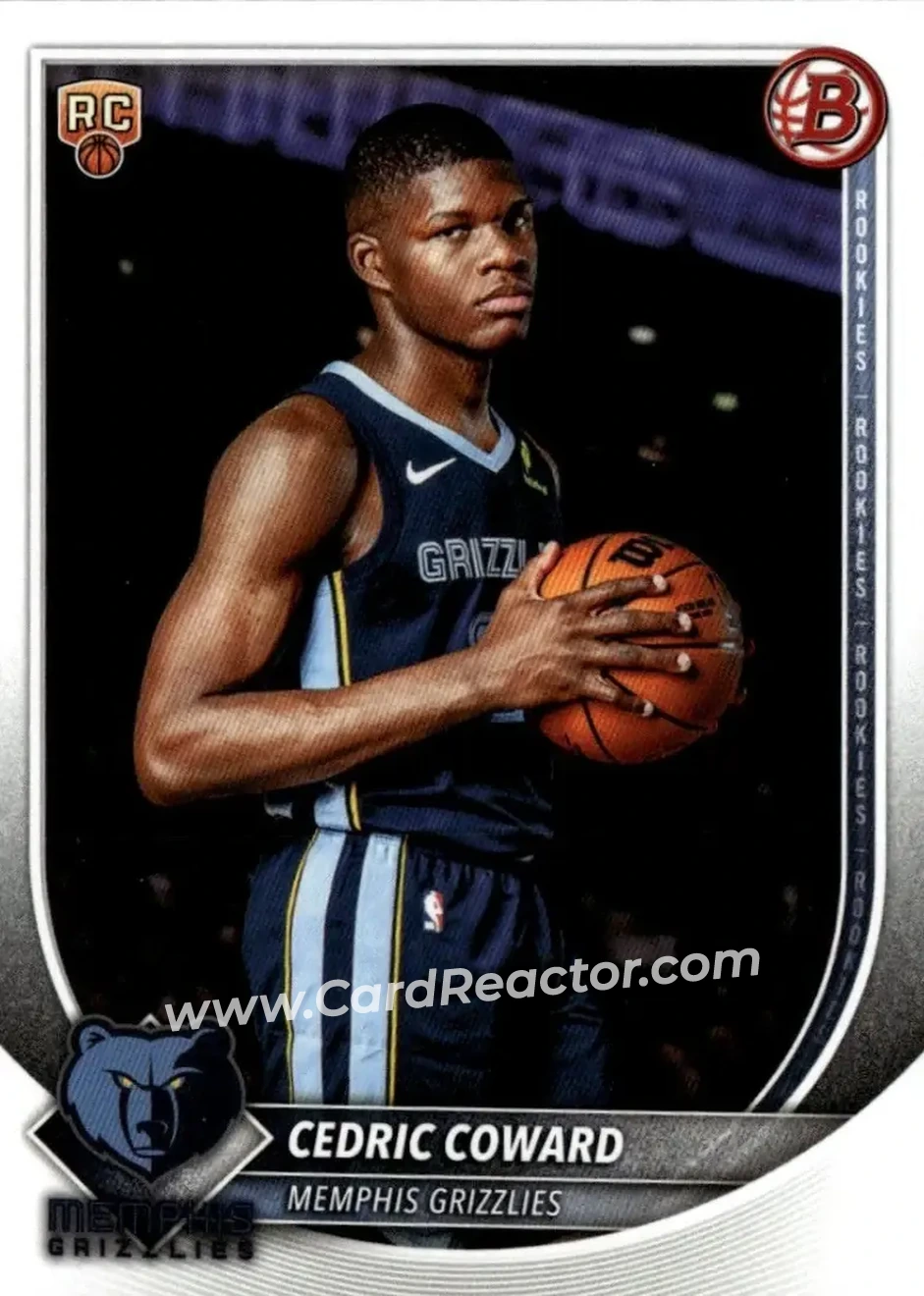 2025-26 Bowman #11 - Cedric Coward - Memphis Grizzlies 2025-26 Bowman #11 - Cedric Coward - Memphis Grizzlies