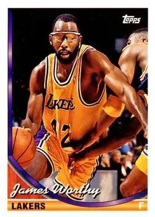 1993-94 Topps #88 - James Worthy - Los Angeles Lakers