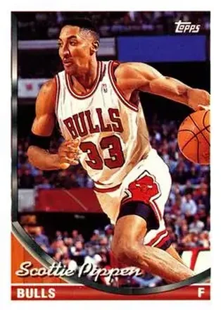 1993-94 Topps #92 - Scottie Pippen - Chicago Bulls 1993-94 Topps #92 - Scottie Pippen - Chicago Bulls