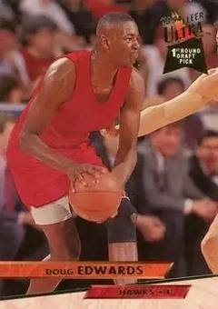 1993-94 Ultra #3 - Doug Edwards - Atlanta Hawks
