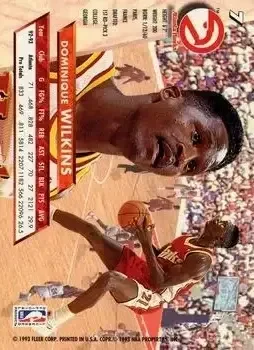 Back of Dominique Wilkins