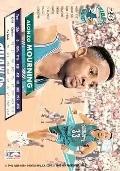 Back of Alonzo Mourning