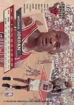 Back of Michael Jordan