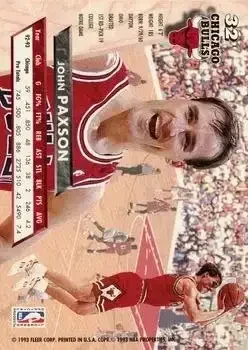 Back of John Paxson