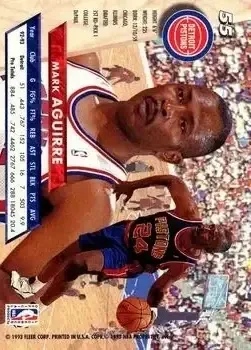 Back of Mark Aguirre