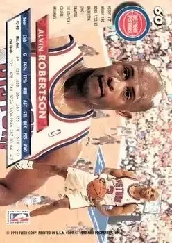 Back of Alvin Robertson