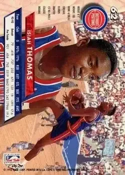 Back of Isiah Thomas