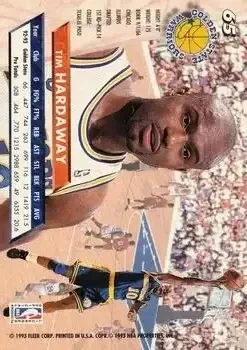 Back of Tim Hardaway