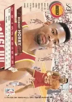 Back of Robert Horry