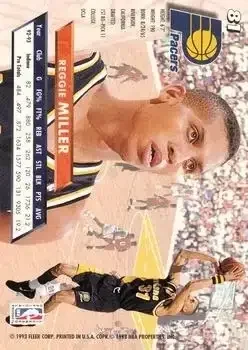 Back of Reggie Miller