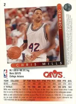 Back of Chris Mills