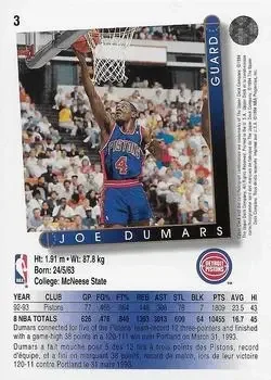 Back of Joe Dumars