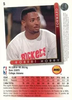 Back of Robert Horry