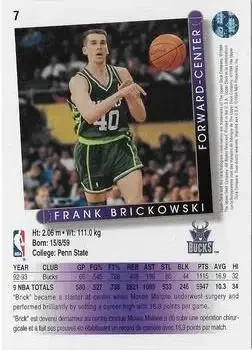 Back of Frank Brickowski