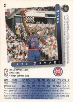 Back of Joe Dumars
