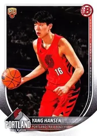 2025-26 Bowman #16 - Yang Hansen - Portland Trail Blazers