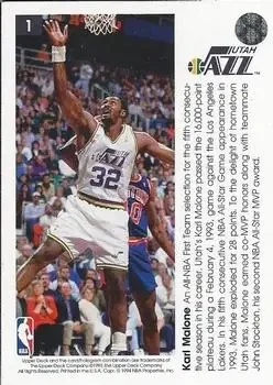 Back of Karl Malone