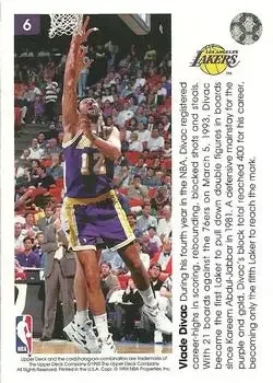 Back of Vlade Divac