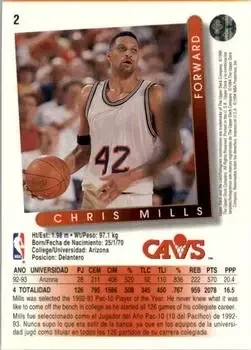 Back of Chris Mills