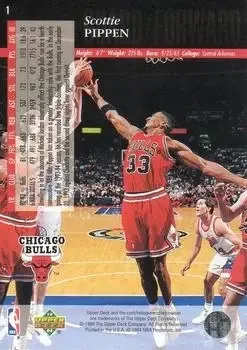 Back of Scottie Pippen