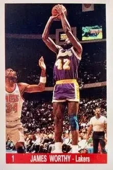 1992 A Magia NBA stickers (Portuguese) #1 James Worthy